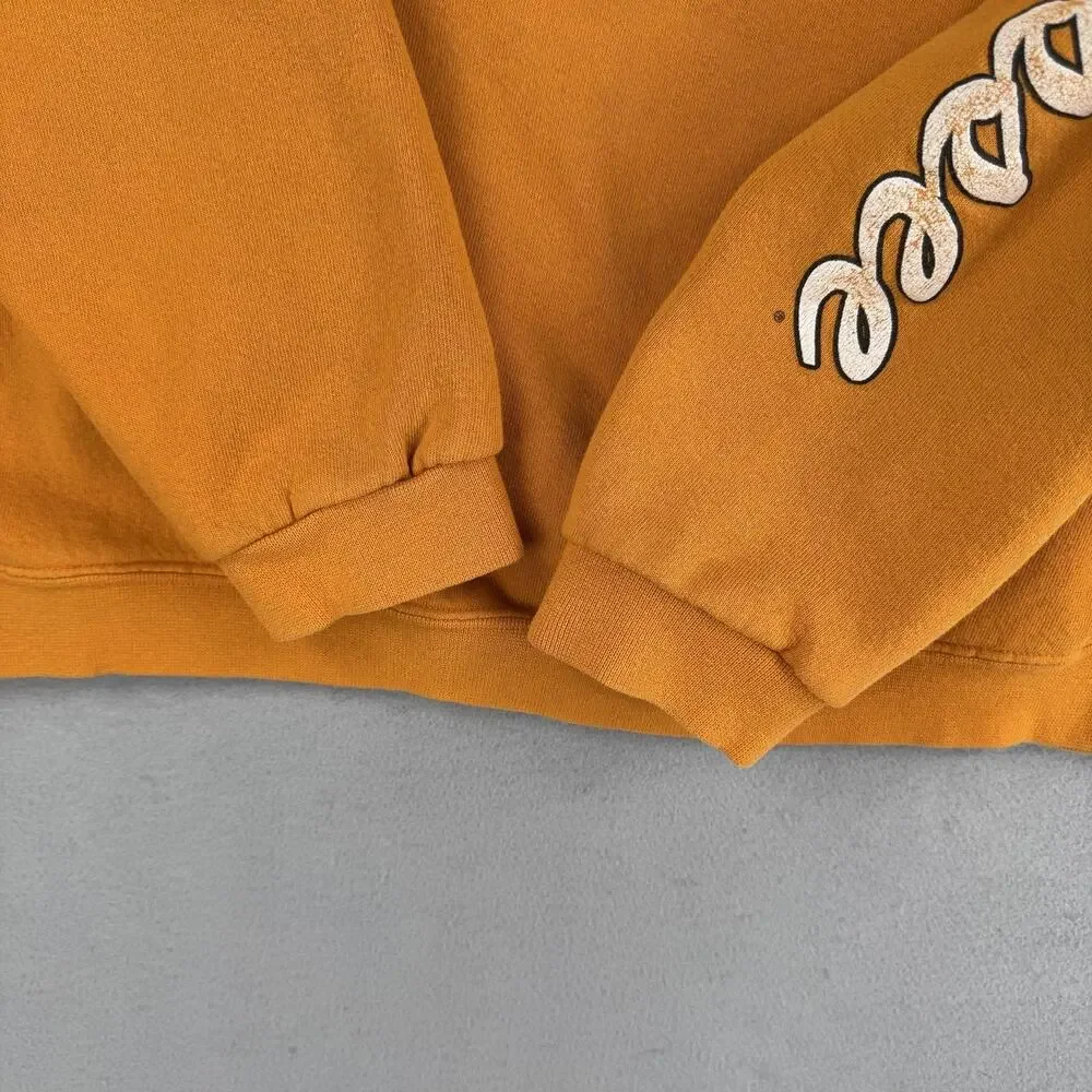 Vintage Adidas Tennessee Vols Sweatshirt Mens 2XL Orange Fleece NCAA Football